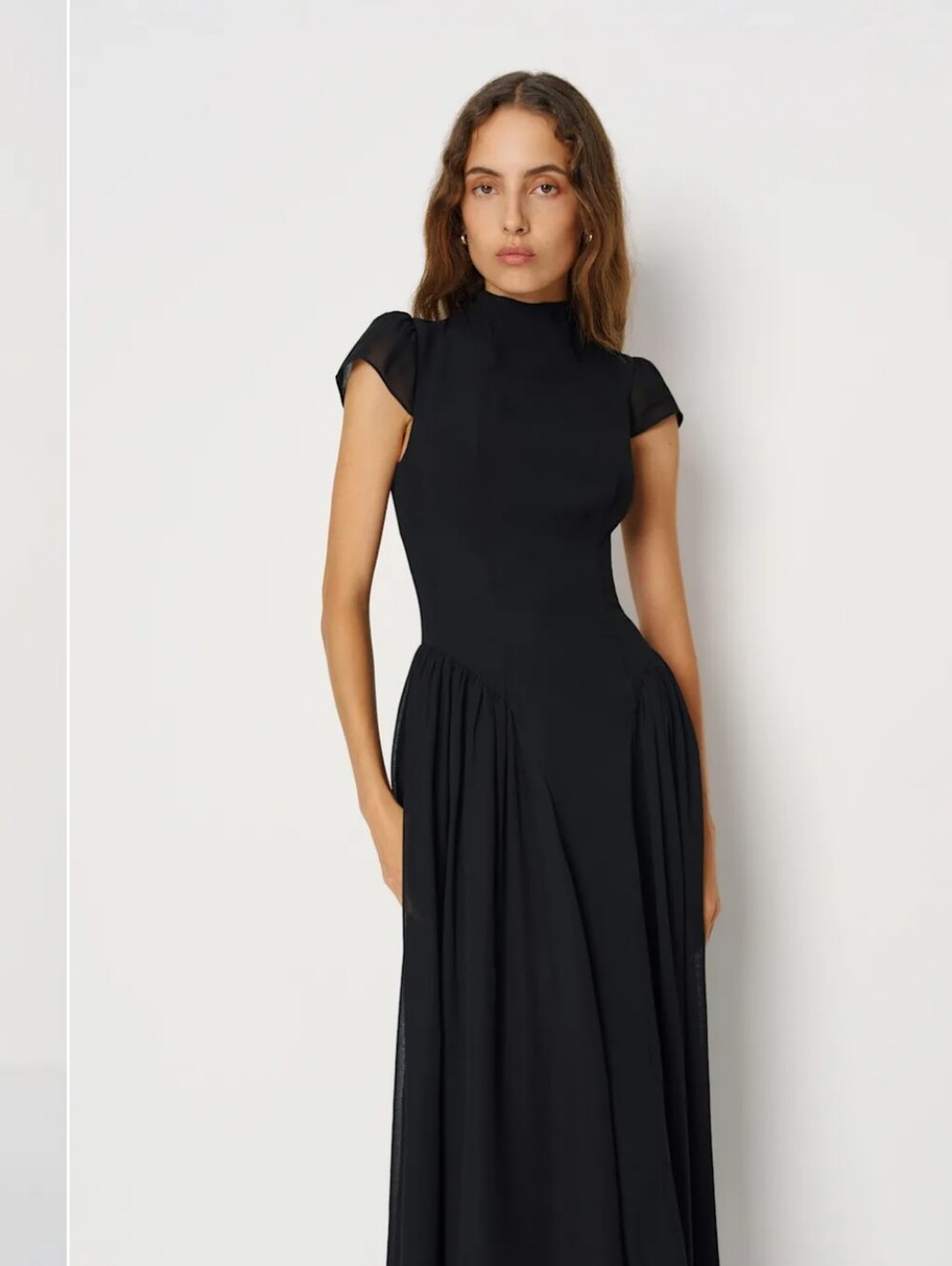 NWT Reformation Maven Dress Black - Picture 2 of 7